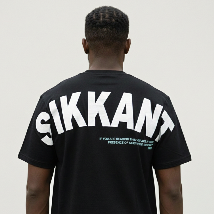 Sikkant Street Super Heavy Tee black (Pre-order) – Mr Sikkant
