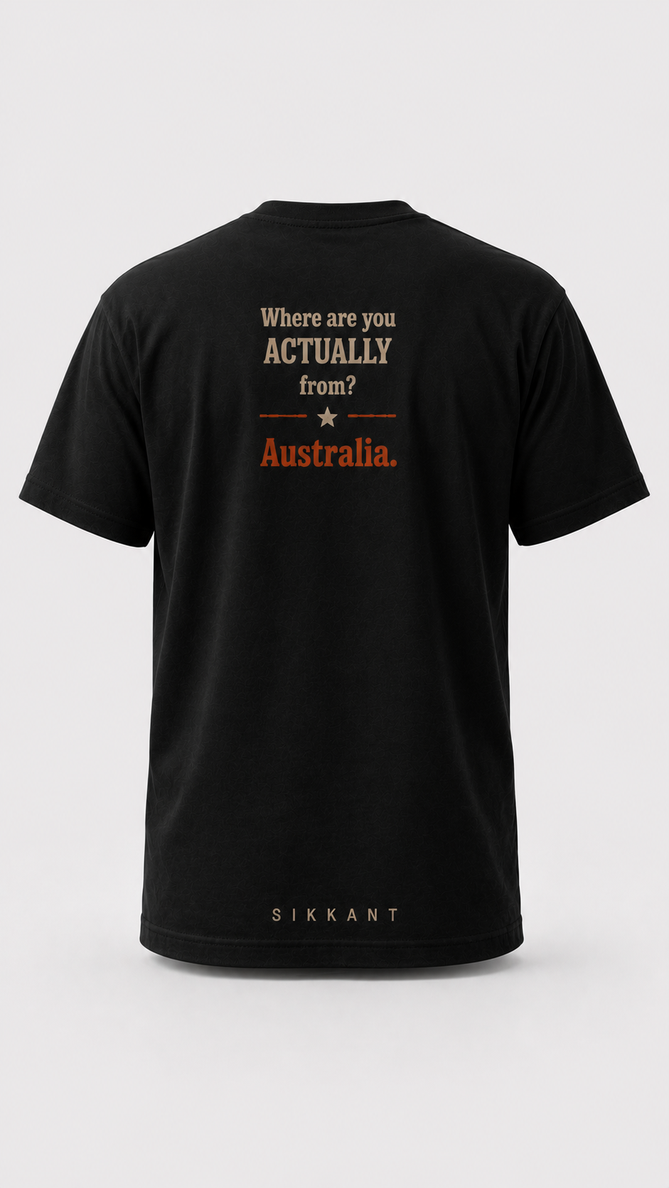 Brown Aussie Tee (Mr Sikkant Edition)