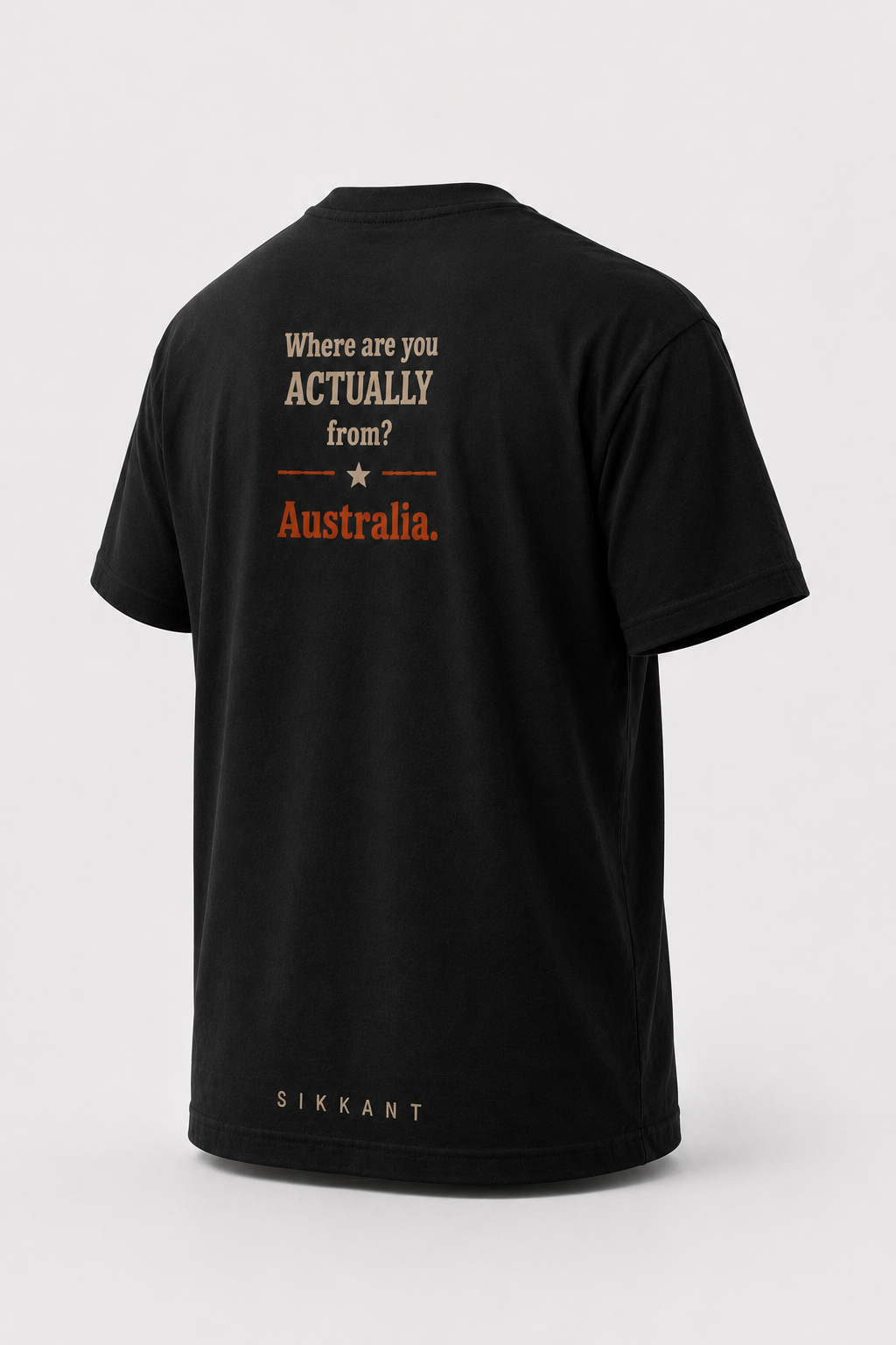 Brown Aussie Tee (Mr Sikkant Edition)