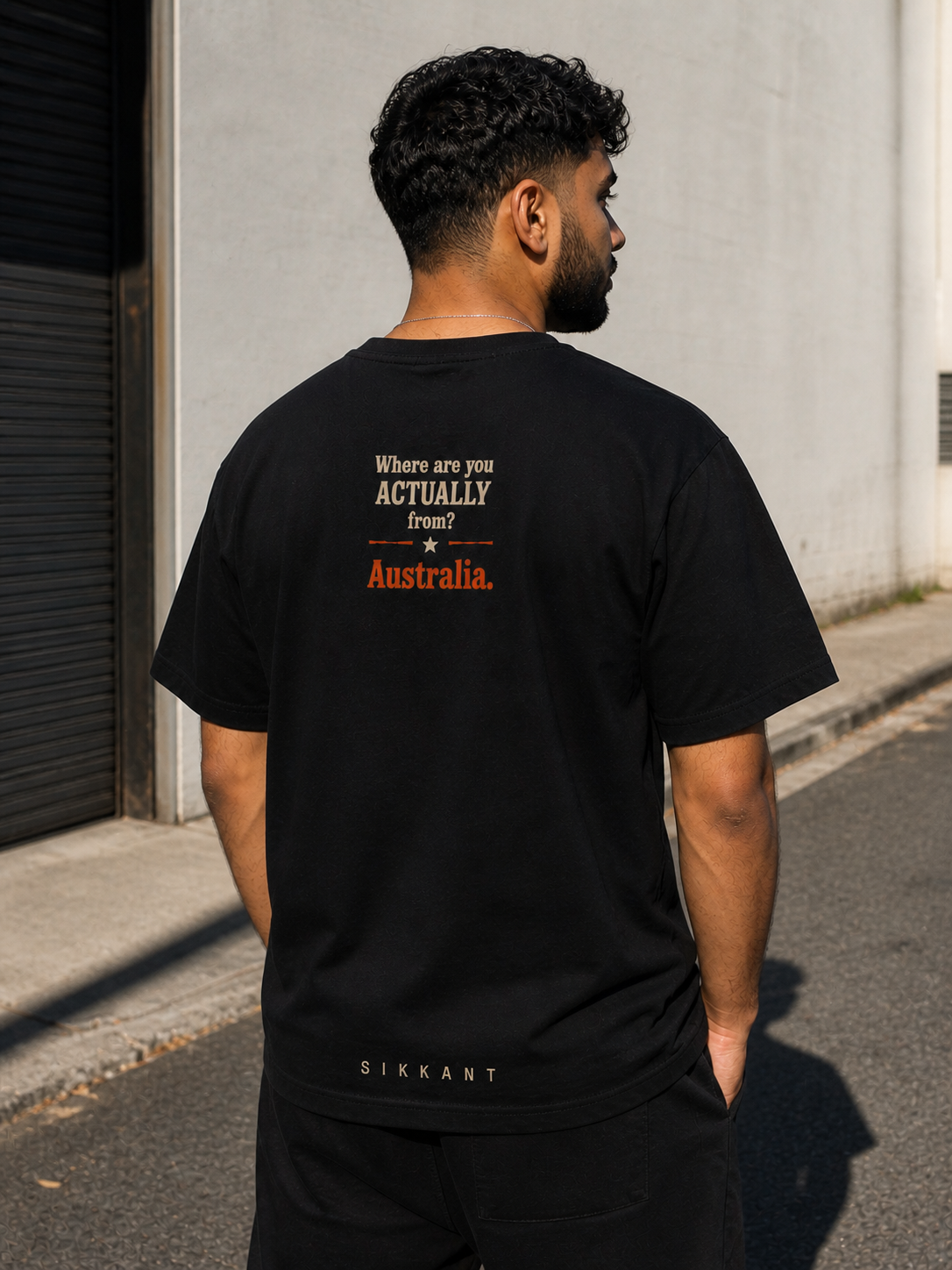 Brown Aussie Tee (Mr Sikkant Edition)