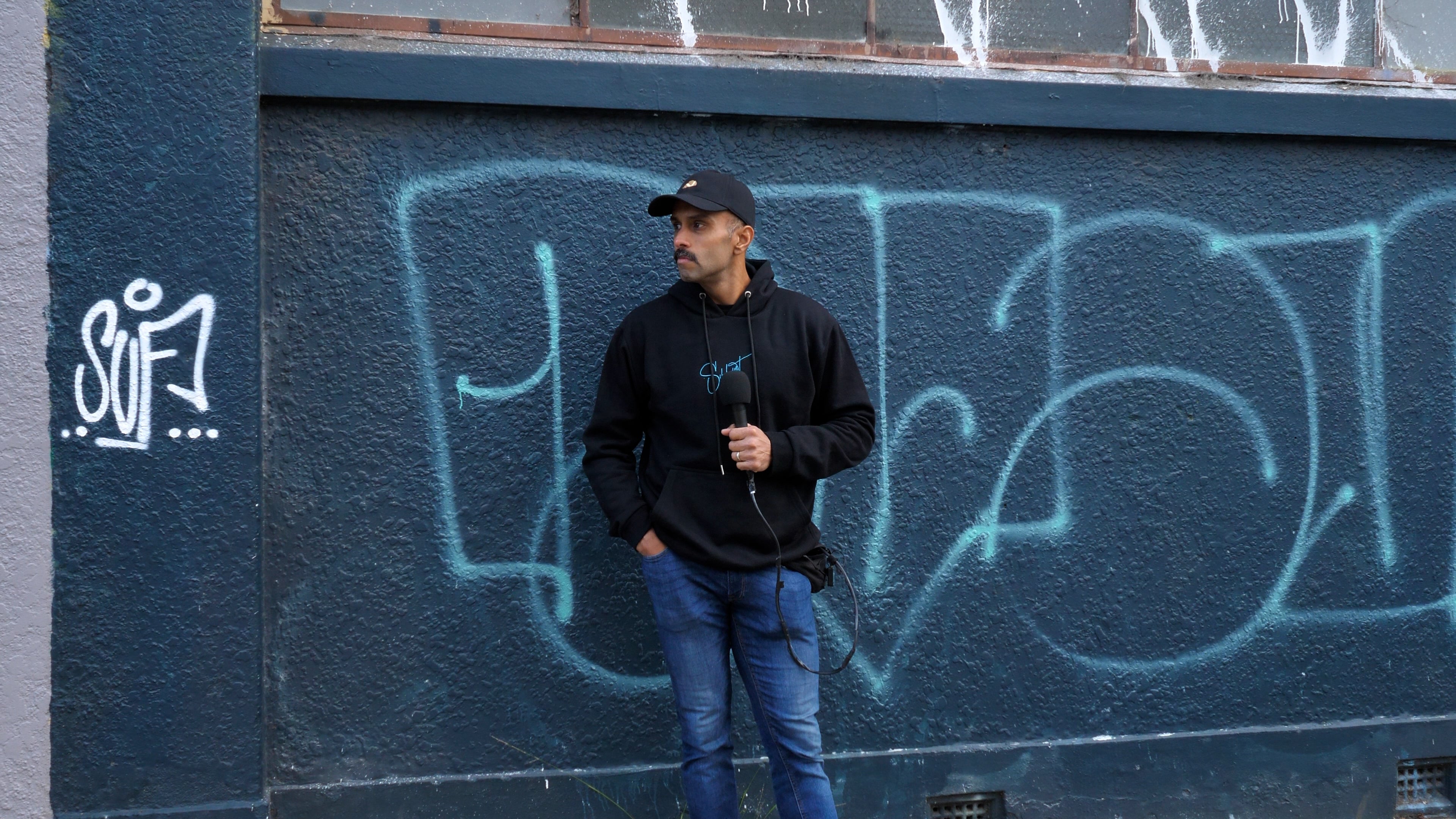 Sikkant Certified Black Hoodie - Cult Teal Signature
