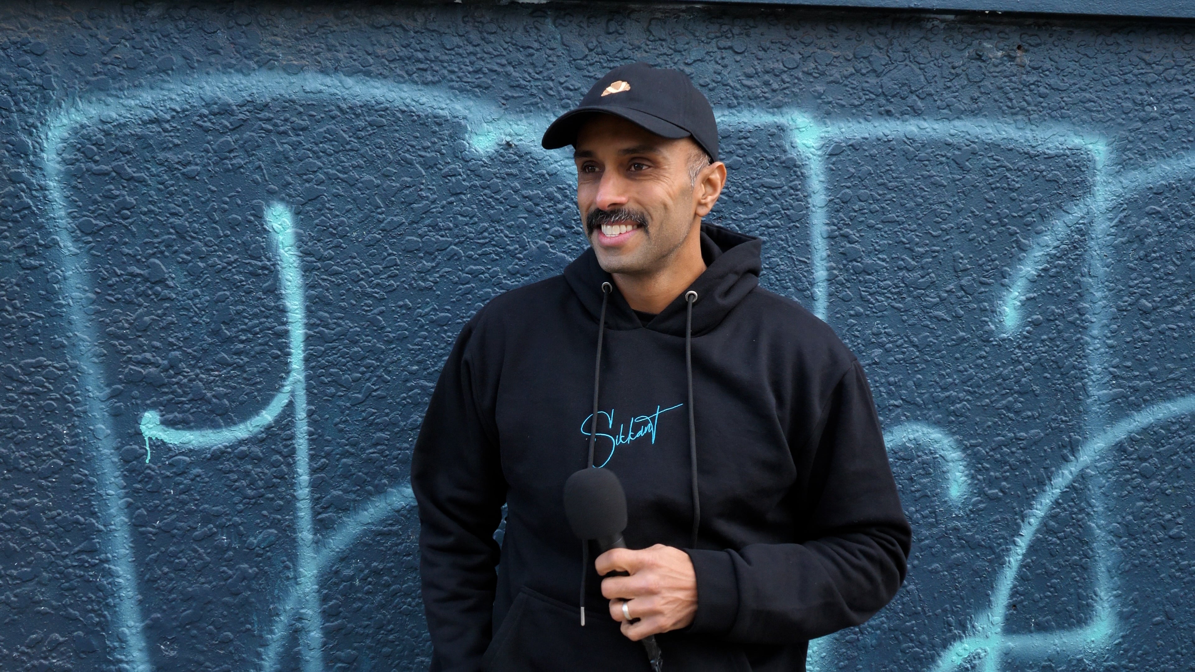 Sikkant Certified Black Hoodie - Cult Teal Signature