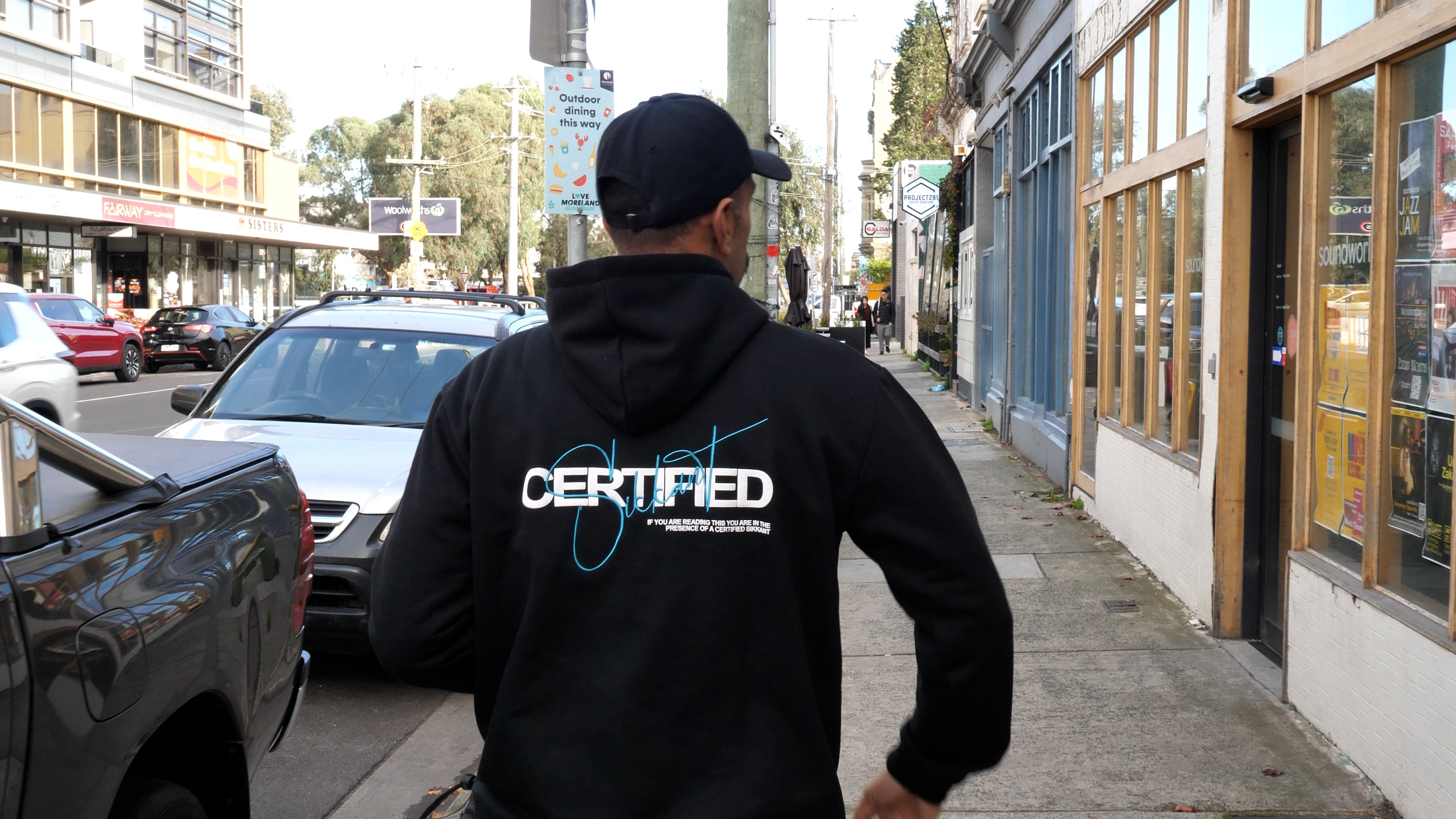 Sikkant Certified Black Hoodie - Cult Teal Signature