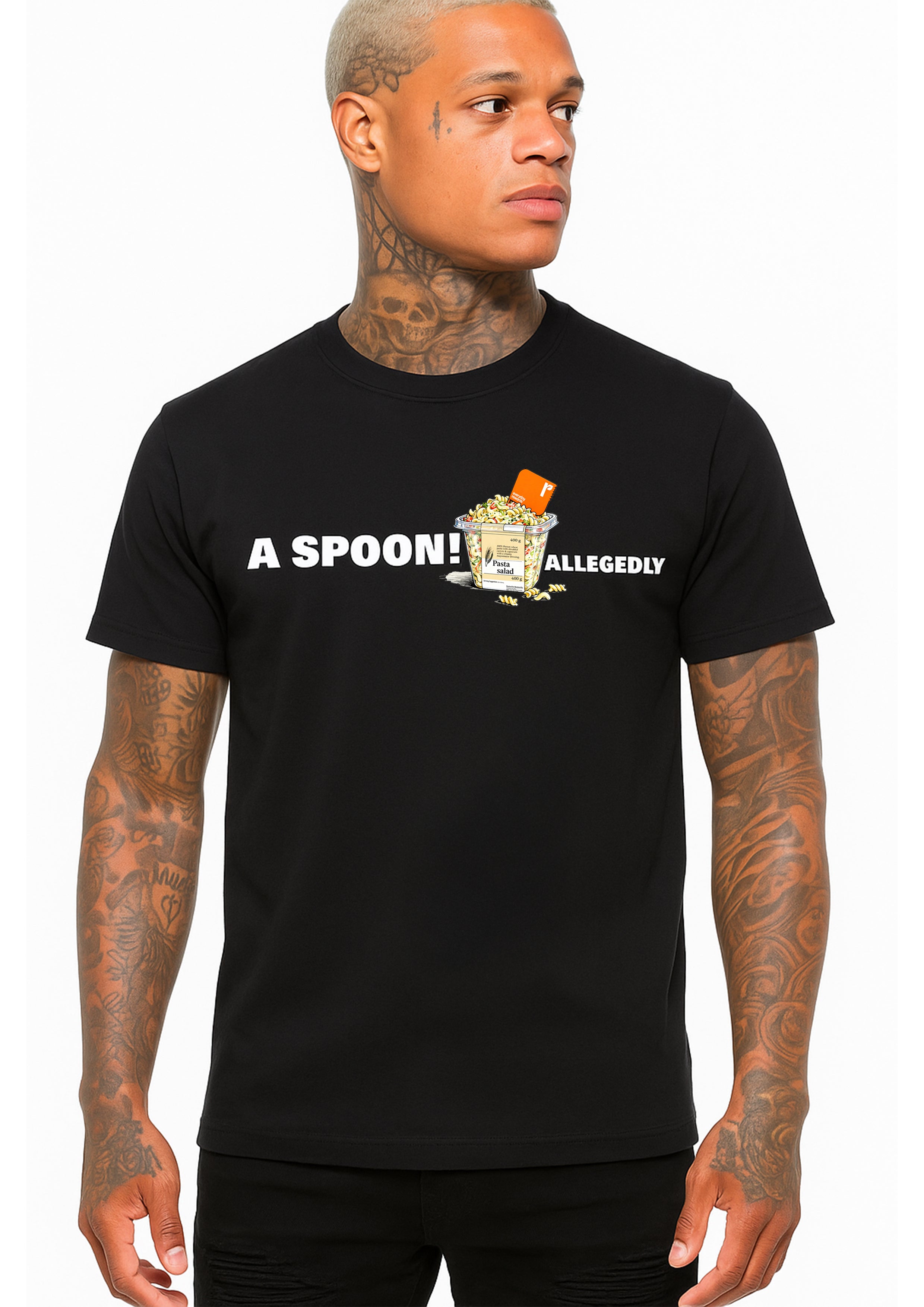 Pasta Salad (Unisex Black Tee)